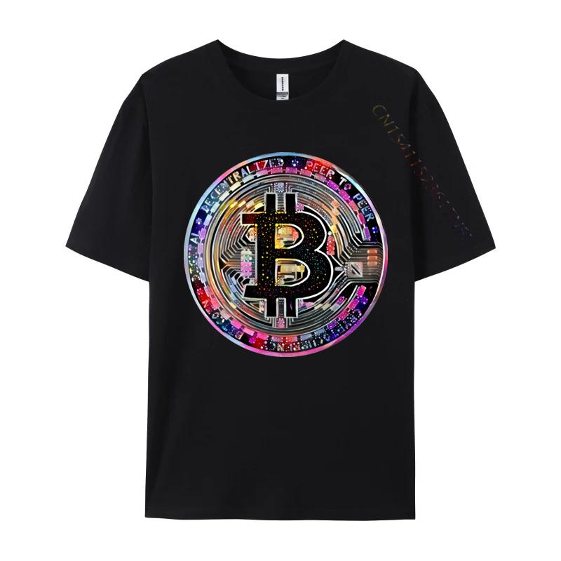 Bitcoin Btc Coin In 80S T Shirts Top Tees For Men 3d Printed T Shirts Mens Street Loose Sweatshirt TShirt