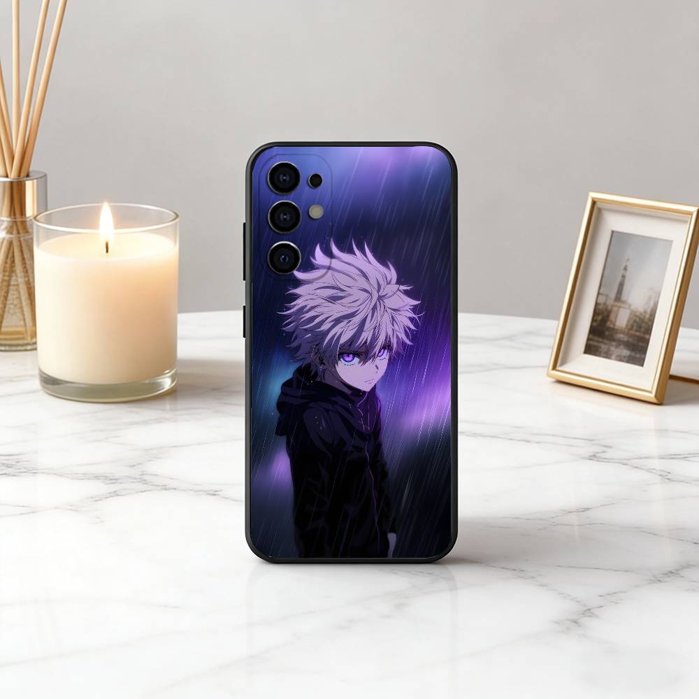 H-Hunter K-Killua Z-Zoldyck Чехол для телефона Hunter-KZ Черный Силиконовый Мягкий Для Samsung S25,S24,S21,S22,S23,S30,Ultra,S20,Plus,Fe,Lite