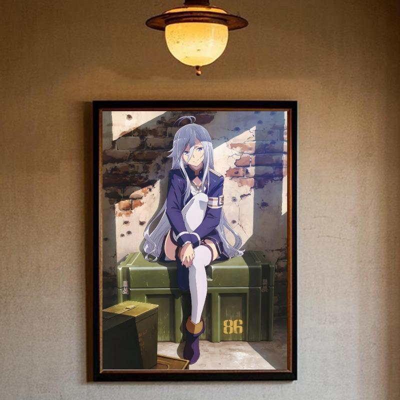 86 Аниме 86 Восемьдесят Шесть Постер HD арт липкий водонепроницаемый дом гостиная спальня бар эстетичное украшение