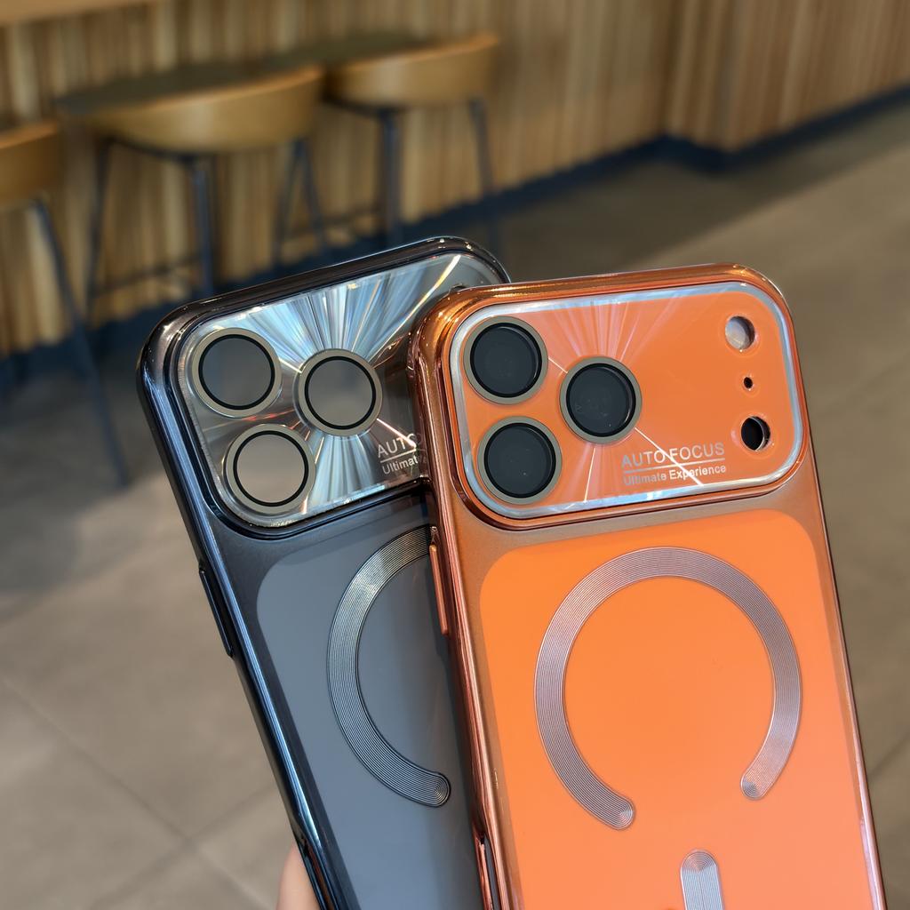 Защитное стекло для объектива Магнитный чехол Для Для Iphone 17 16 1 14 13 Pro Max Для Беспроводной зарядки Ударопрочный Матовый чехол