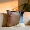 Cute Little Fat Boy Tatan Cushion Cover Cozy Velvet Throw PillowSoft Warm Cushion For Sofa  Bed