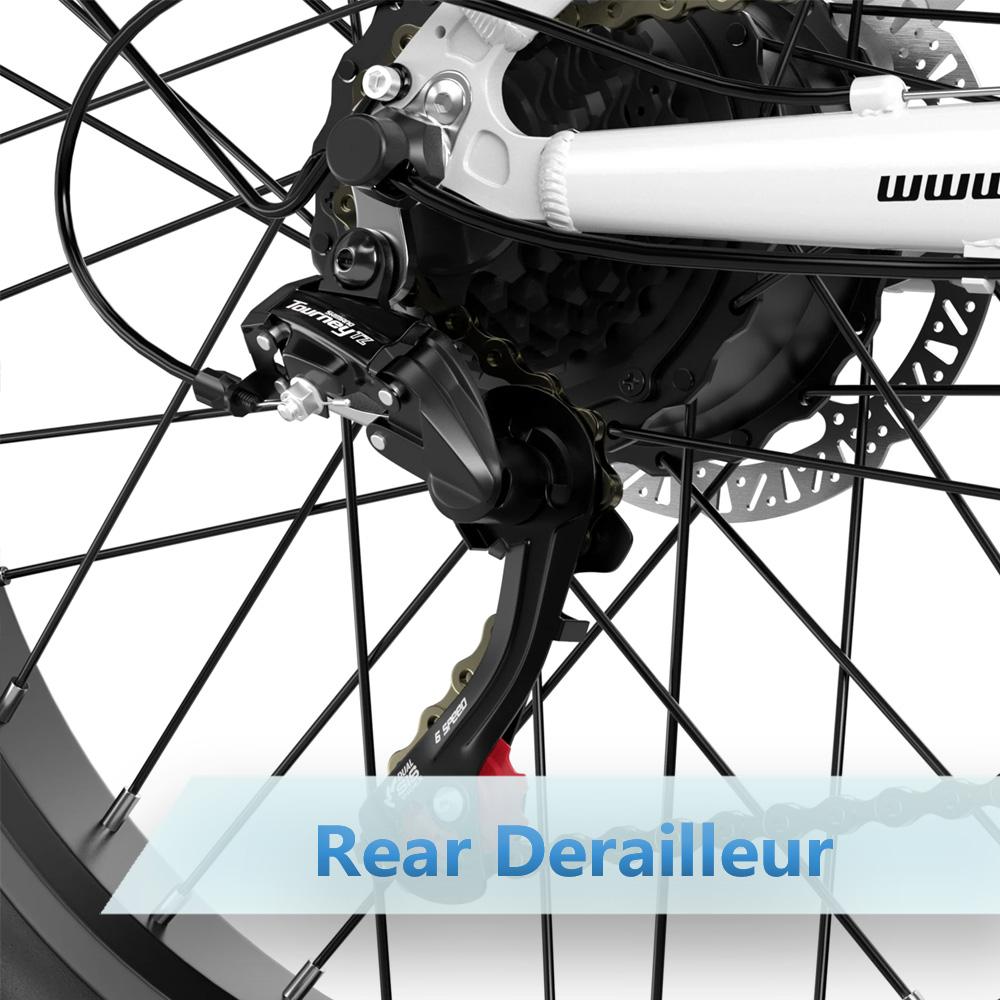 Shengmilo MX06 26" Fat Tire E-Bike with Bafang 1000W Motor, Samsung 48V 17.5Ah Battery, Shimano 7-Speed, 42KM/H Top Speed, 80Nm Torque, 90KM PAS Range