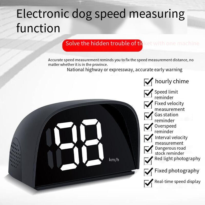 Универсальный автомобильный HUD-дисплей с цифровым GPS-спидометром MPH Plug and Play для всех автомобилей, автомобильные аксессуары