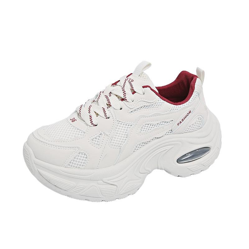 Новые папины кроссовки женские осенние студенческие спортивные беговые повседневные туфли на платформе с увеличением высоты