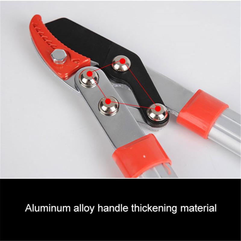 Long Length Scissor Hedge Anvil Shear Anti-Slip Grip Garden Pruning Hand Tool Ratchet Cut Tree Branch Garden Tools