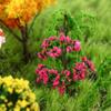 Plastic Simulation Trees Landscape Rural Style Micro Figurines Durable Sakura Miniatures  Yard