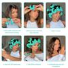 12Pcs Soft Sponge Curler C Shape Hair Tools DIY Curls Hair Roller  Women