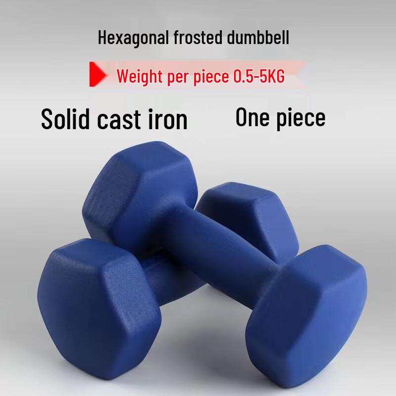 Hexagonal Matte Dumbbell