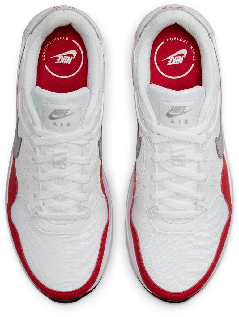 Nike Air Max SC Sneakers (CW4555-107) White/ Wolf Grey/ University Red/ Black