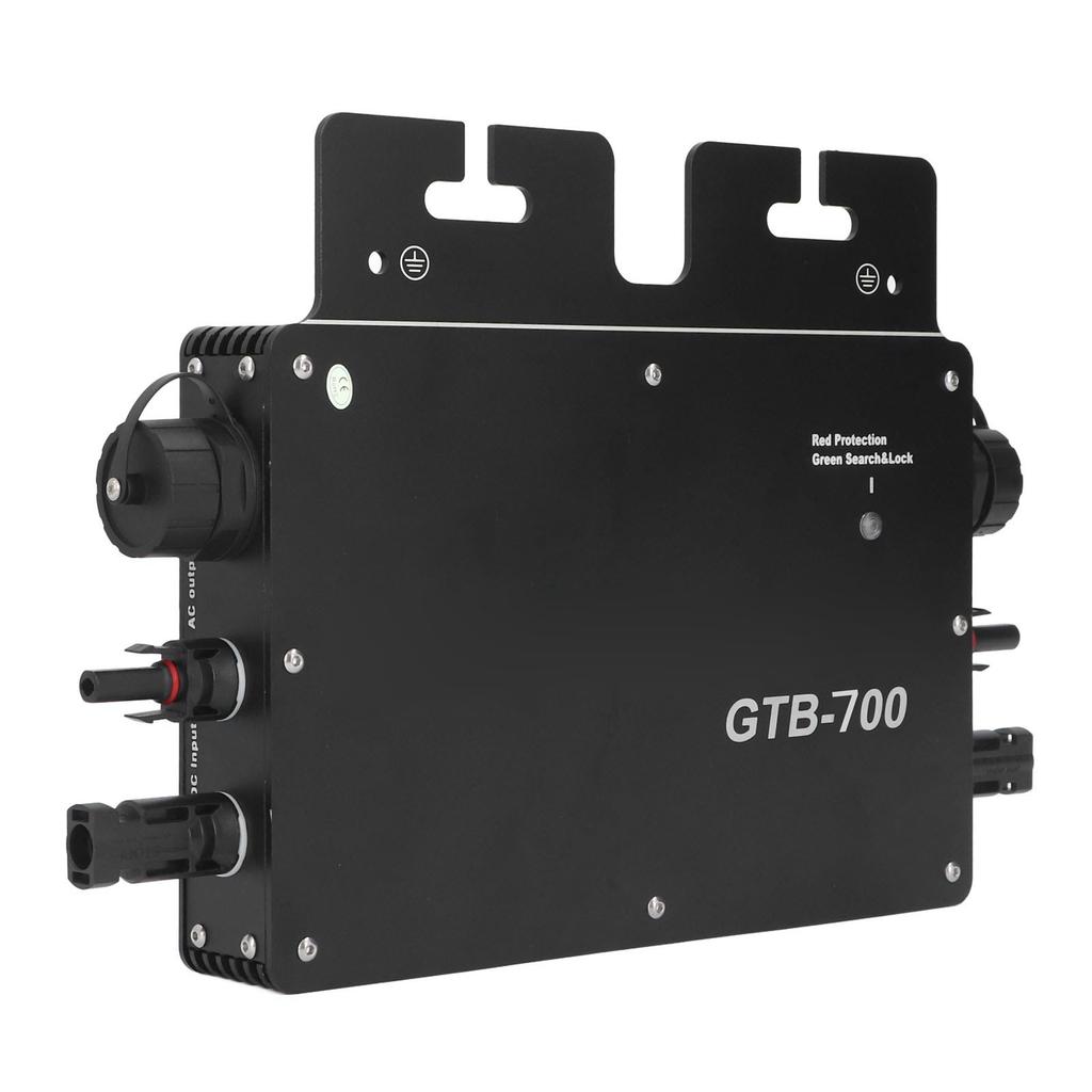 Сетевой инвертор 700 Вт IP65 WiFi Управление Автоматическое определение напряжения Солнечный сетевой инвертор