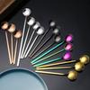 Juice Tea Spoons Coffee Spoon Ice Cream Scoop Long Handle Tea Dessert Spoon Stainless Steel Tableware Stirring Spoon