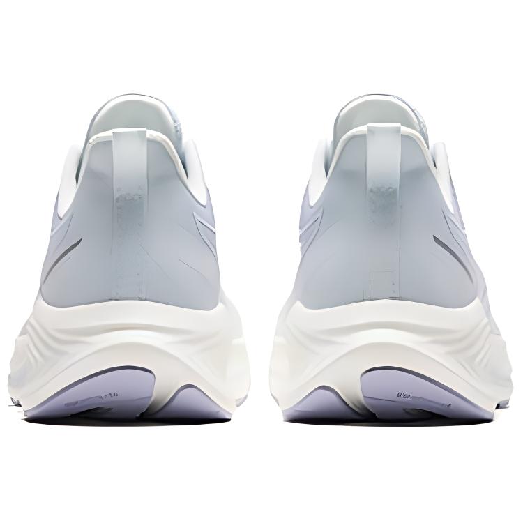 Anta Comfortable Simple Shock Absorbing Non-Slip Low-Top Running Shoes Women Sneakers White Gray Purple 122425540-5