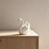 Desktop Ornament Minimalist Geometric Design 3D Printed Swan Sculpture Versatile Decorative Figurine Room Decor