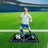 Soccer Footstep Training Mat Footstep System Training Blanket Silent Soccer Practice Equipment for Boys Girls Improve Speed