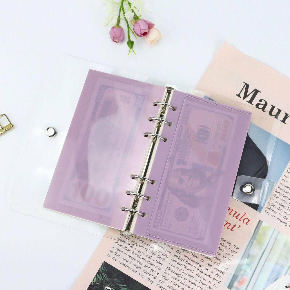 5pcs A6/A7 Binder Folders Inner Page 6 Hole Loose Leaf Inside Paper Star Chasing Supplies
