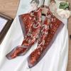 Paisley Print Neckerchief Bag Scarfs Ladies 70*70CM Small Shawls Wraps Satin Neck Scarves Women