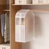 Пластиковый пылезащитный чехол для одежды Прозрачный мешок для хранения в шкафу Подвесной мешок для одежды для дома