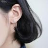 Серьги комплект маленькая пара Популярность Совместимо с аллергией на металлы Оставьте его включенным Серебро 925 пробы Различные виды пирсинга Мило 6 пар Модная женщина