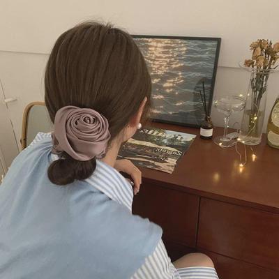 Резинка для волос Rose из высокоэластичной ткани — прочная, не повреждающая волосы повязка для женщин