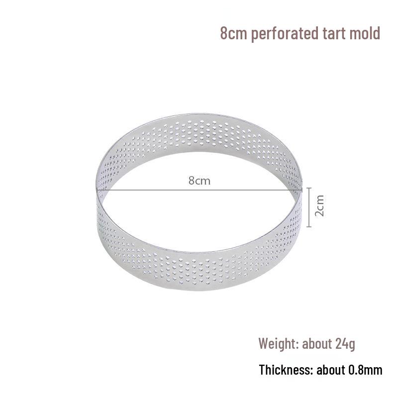 Кольцо для французского тарта из нержавеющей стали, форма для сыра и мусса