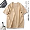 Big Sale Leak-Picking Export Men's Cut Label Tail Single Pure Cotton Short Sleeve T-Shirt Summer Solid Color Basic Half Sleeve Bottoming Shirt