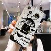 Чехол для телефона с тыквой и капибарой на Хэллоуин для iPhone 15 11 12 14 13 Pro Max Mini XSMax XR 7 8 Plus Милые мультяшные животные Призрачные чехлы