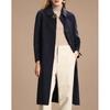 Sishui Nianhua Women's Simple Elegant Mid-Length Wool Coat S51016N1