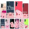 Cute PINK Pig Cartoon Cover Phone Case For Huawei Y5 Y6 Y7 Y9S P Smart Z 2019 Honor 10 Lite 9 20 9X 8S 8X 8A Pro 7A 7X Coque