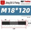 Высокопрочный двусторонний шпилька M12-M18 | Резьбовой стержень для пресс-форм и штамповки Класс 8.8