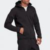 Adidas Sports Style Zip-Up Hooded Jacket Men Outerwear Black GM6531