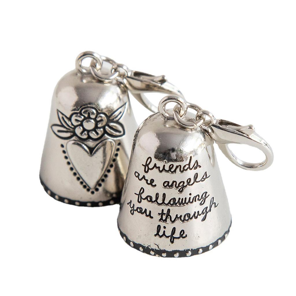 Колокольчик благословения Друзья — ангелы сувениры для вечеринки Креативный колокольчик Ангел Талисман на удачу для транспортных средств дверей рюкзаков ключей подарок