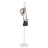 Assembled Wooden Coat Hat Stand Tree Jacket Cloth Vertical Hanger Rack 8 Hooks