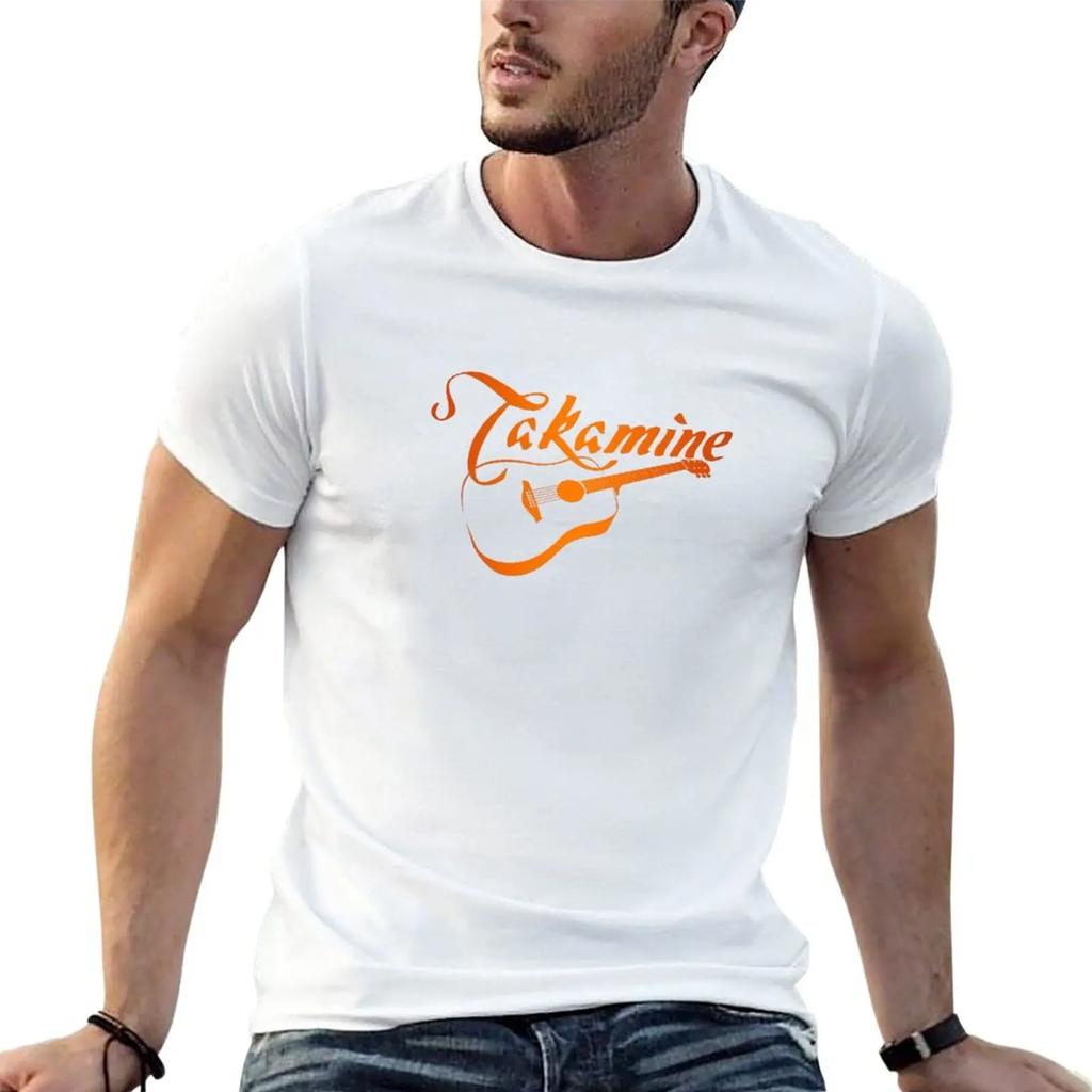 Takamine Guitars T-Shirt funny t shirts oversized t shirt summer clothes plain black t shirts