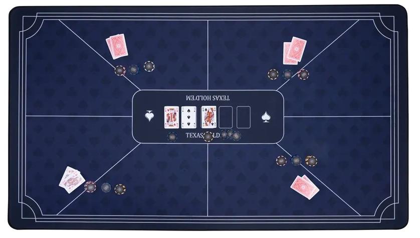 ENGELHART BLUE poker mat 120x60