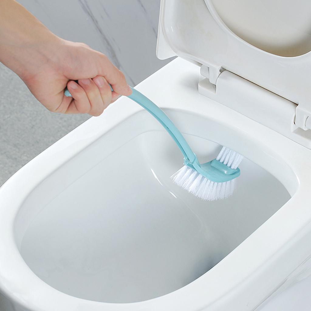 Long Double-sided Brush Decontamination Handle Toilet Tool Accessories