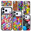 Чехол Case для iPhone 17 Air 16 Pro Max 15 Plus 11 13 Mini 14 12 Задняя крышка телефона Шоколадные конфеты Smarties