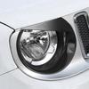 Angry Eyes Front Headlight Bezels Trim Cover For Jeep Renegade 2015 2016 2017 2018 (Black)
