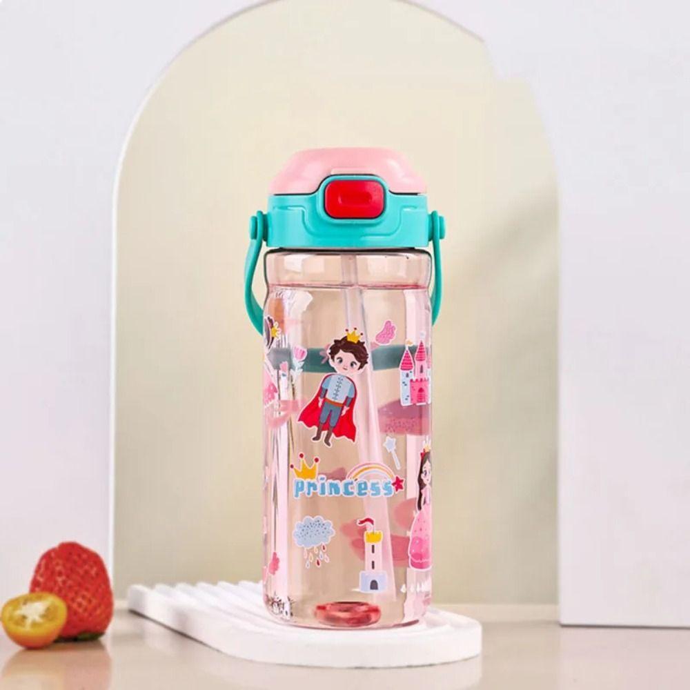 550ML Large Capacity Water Bottle Cartoon Sport Water Cup Cute Drinking Tumbler  Boys Girl