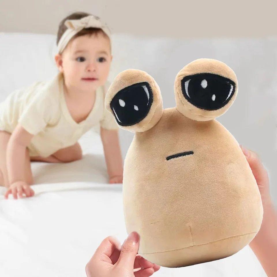 Мой Питомце Инопланетянин Pou Плюшевые Игрушки Аниме Игра The Maw Кукла Pou Каваи Мультяшная Мягкая Набивная Подушка Детский День Рождения Рождественский Подарок для повседневного использования