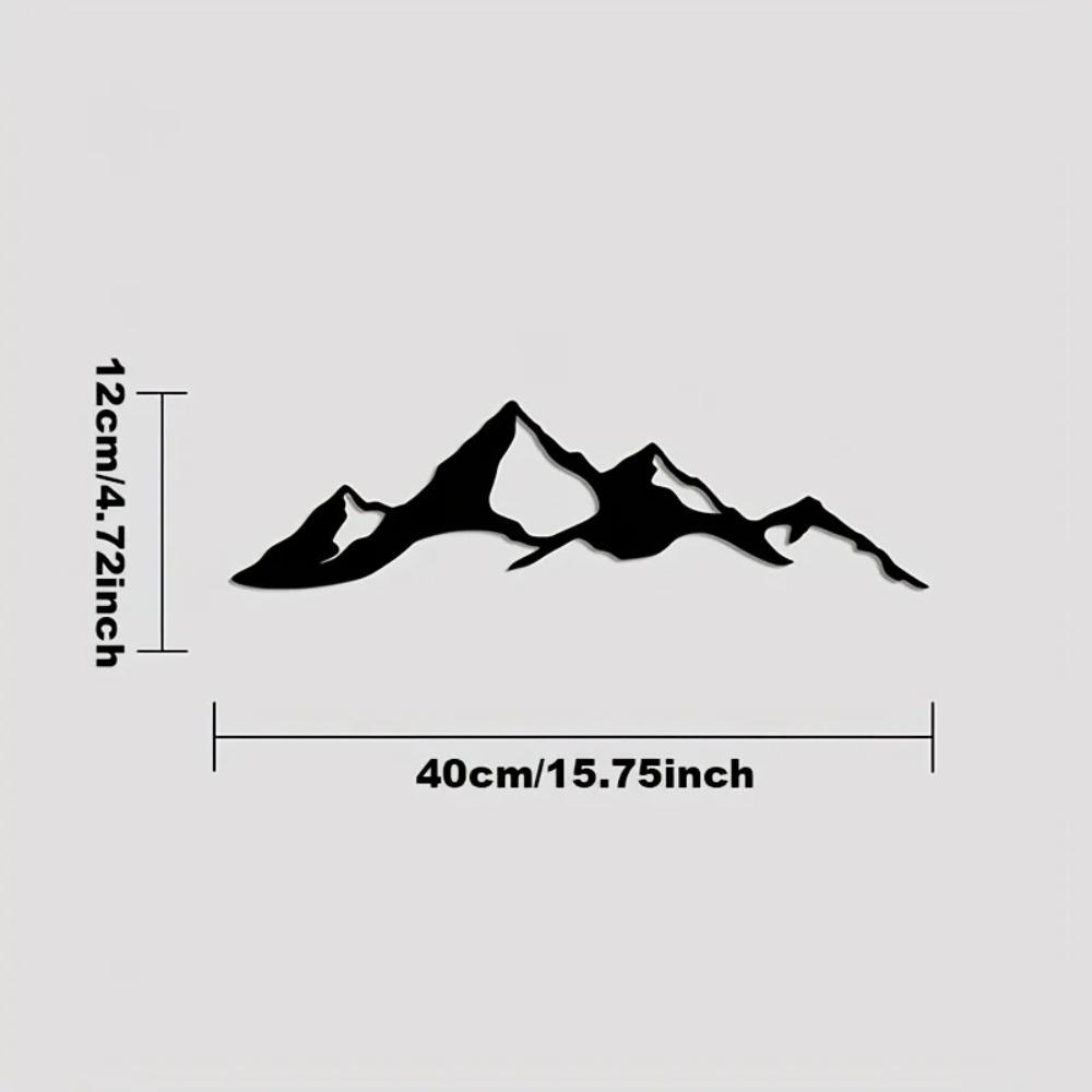 Настенное искусство из металла Denali Mountain – прочный, не подверженный ржавчине алюминиевый композит, стильный декор для внутренних и наружных стен для элегантных пространств