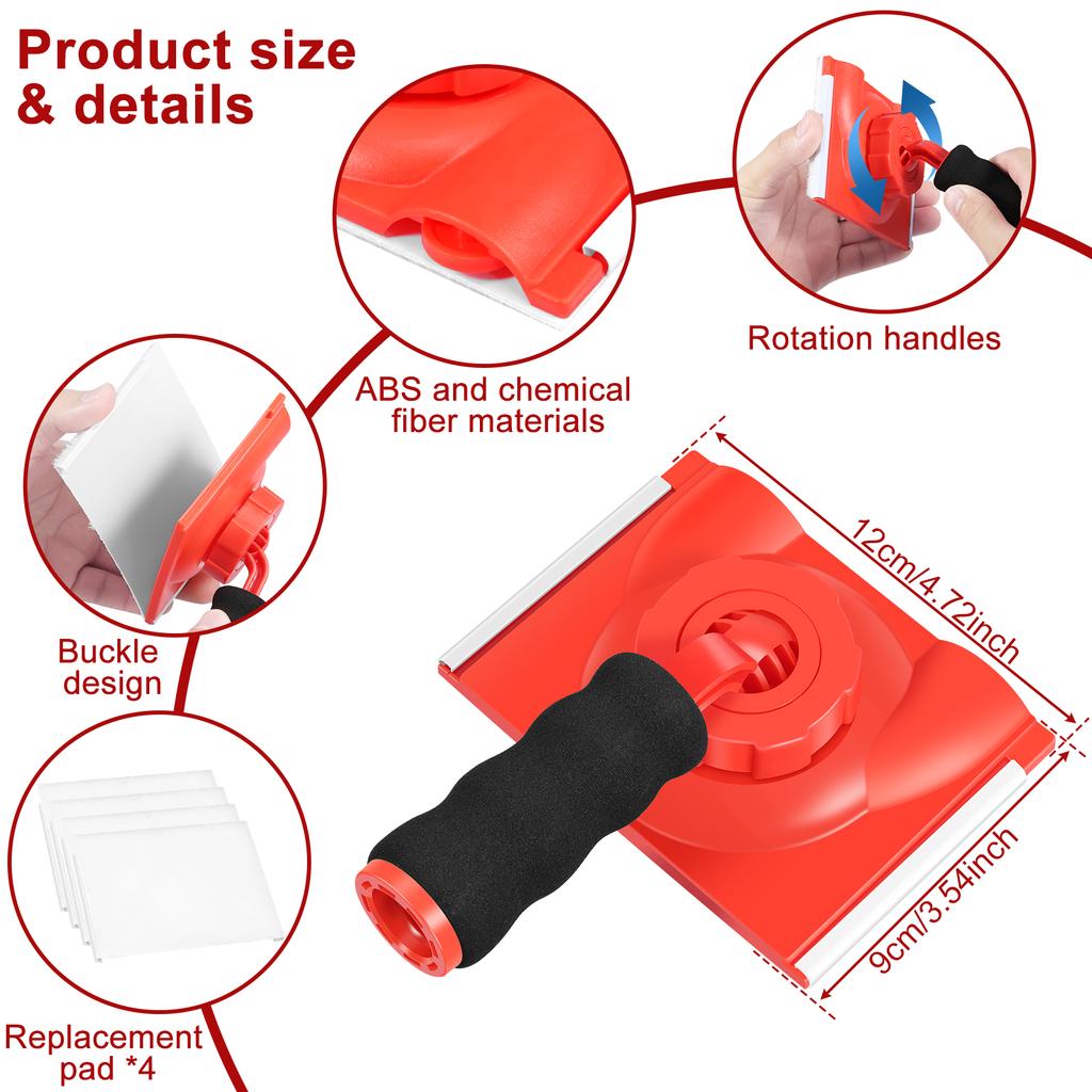 1/3/10/15 комплектов триммер для покраски кромок Быстрый инструмент для покраски кромок с вращающейся ручкой Ручной инструмент для резки кромок для стен