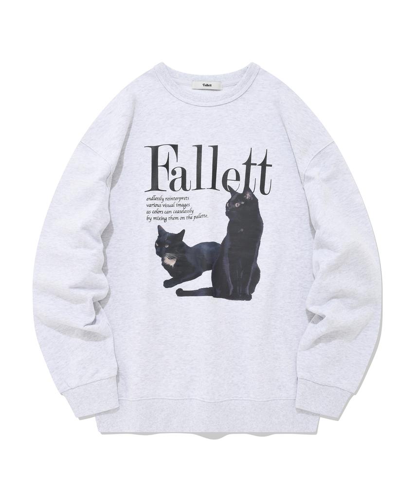 FALLETT Deuce Nero Свитшот Светло-серый