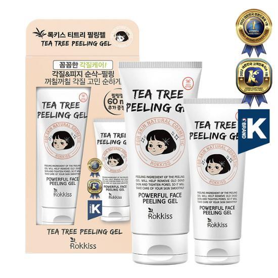 Rockies Tea Tree Peeling Gel (main Product 120ml + 60ml Additional Gift)