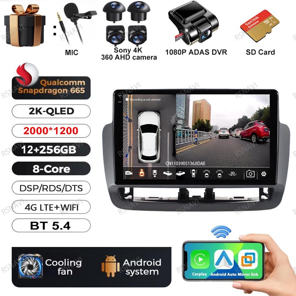 Android 16 Video Player For Seat Ibiza 2012 - 2015 Multimedia Car Radio BT 5G WIFI DSP RDS Navigation Stereo Audio Auto GPS