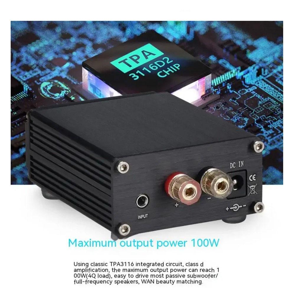 B3 Mono 100 Вт Цифровой HIFI Профессиональный Сабвуфер Низкочастотный SUB Усилитель Высокой Мощности
