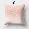 Красивый диван из полиэстера розовое золото розовая подушка украшение для дома квадратная наволочка мода тренд