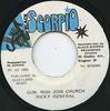 7inch Record RICKY GENERAL - Gun Nuh Join Church NONE Black Scorpio 1993 Jamaica Reggae, Ska & Dub Used