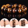 Natural Tiger Eye Stone Lucky Bless Beads Men Woman Jewelry Bracelet Bangle Chic