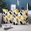 1 Pieces Modern Leaf Pattern Throw Pillow Cushions Set Polyester pillowcase, sofa decorative cushion cov Headboard Pillow