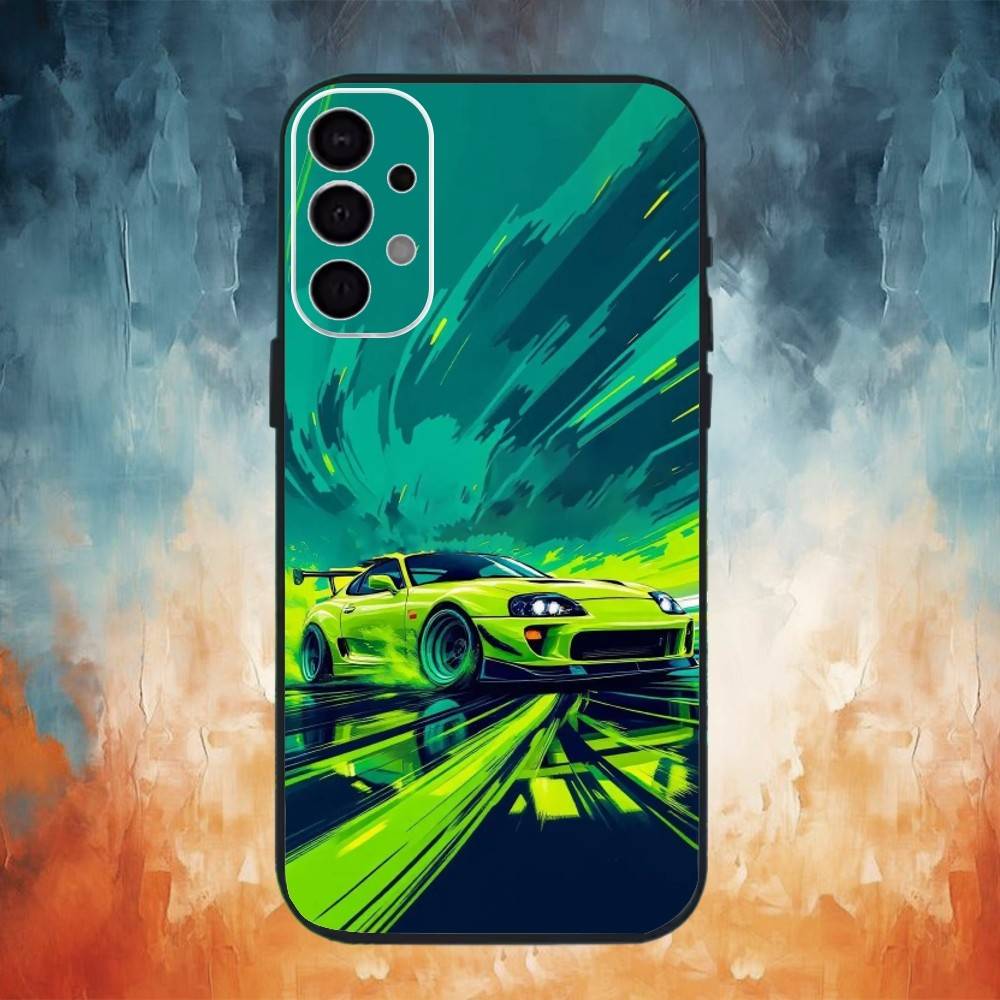 Крутой чехол для телефона s-u-p-r-a-MK 4 для Samsung S26,25,24,23,22,21,20,30,Ultra,Plus,Fe,Lite Черный корпус